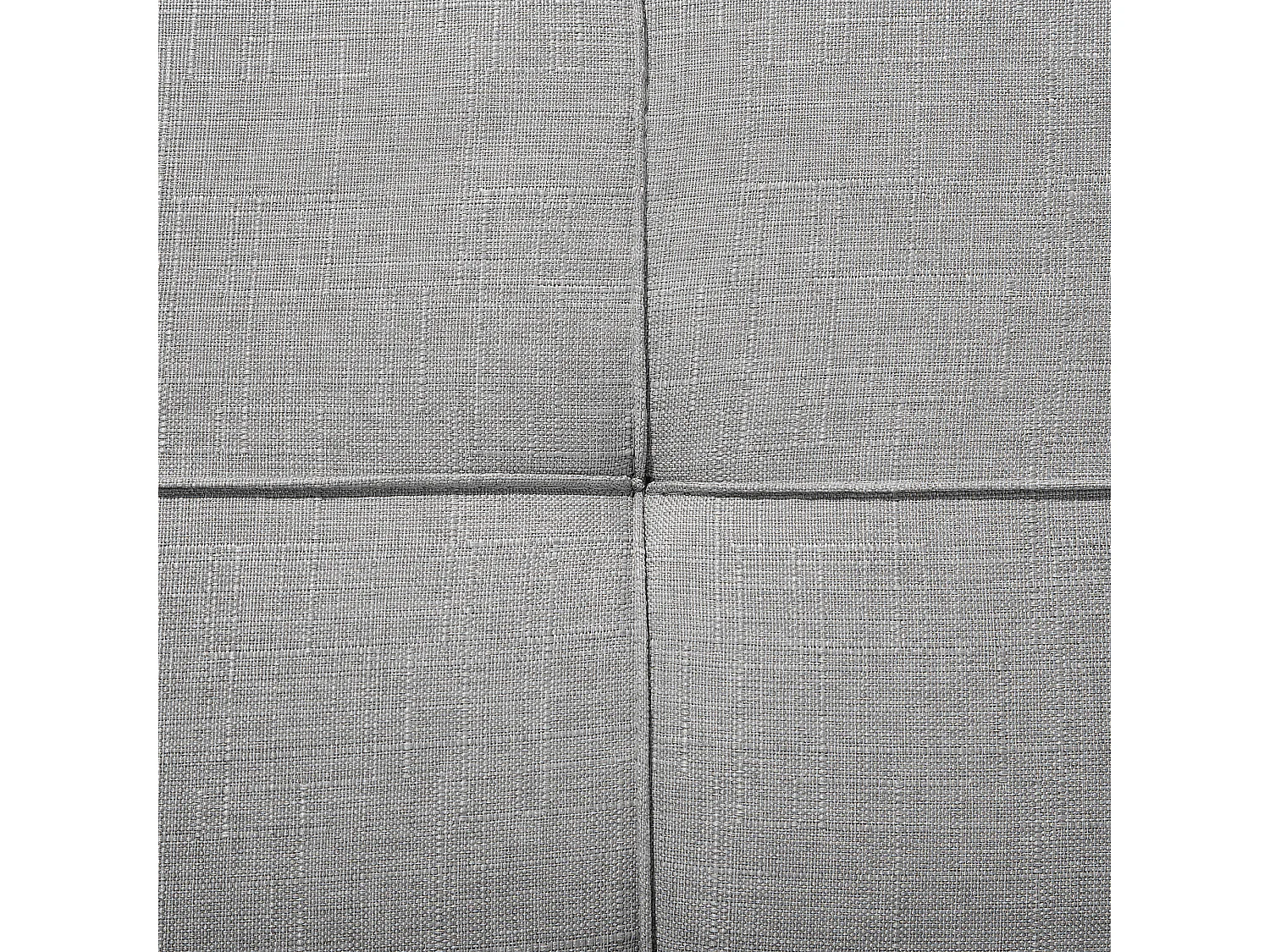 Canapé-lit 3 places RONNE Tissu Gris clair