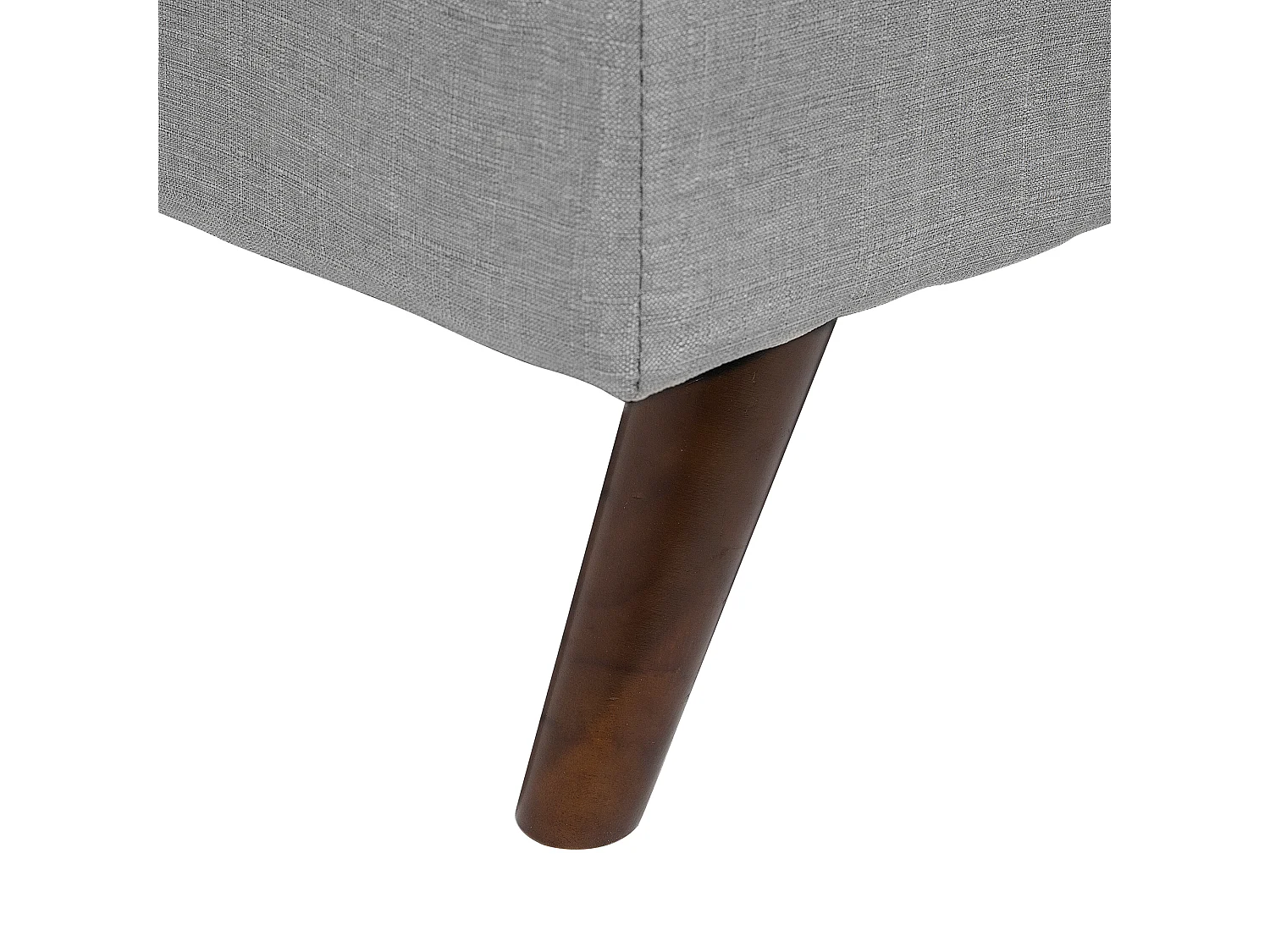 Slaapbank RONNE Stof Lichtgrijs 3-zitter