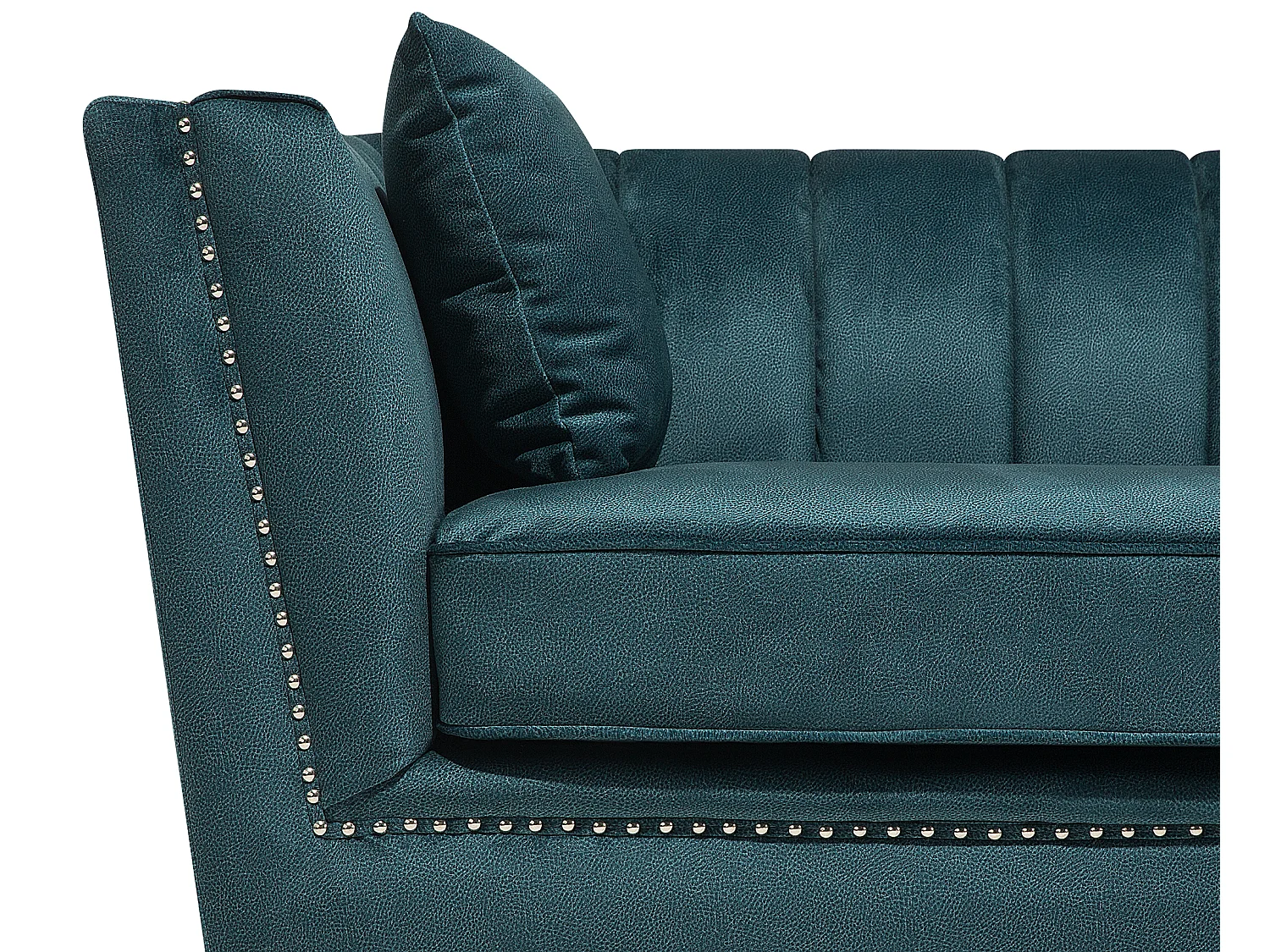 Bank GAULA Fluweel Blauwgroen 3-zitter