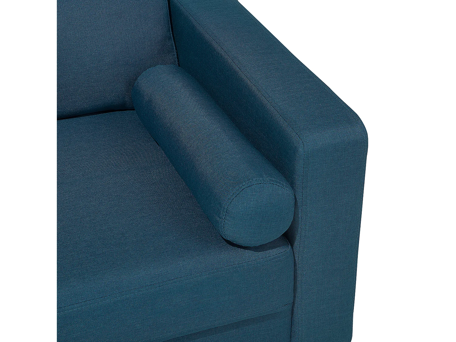 Canapé 2 places KALMAR Tissu Bleu azur