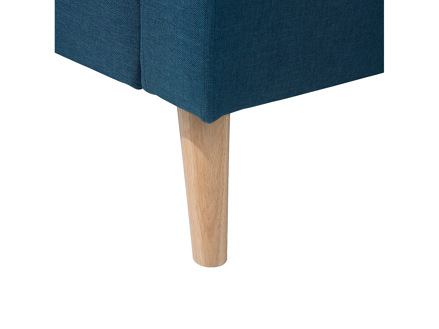 Canapé 2 places KALMAR Tissu Bleu azur