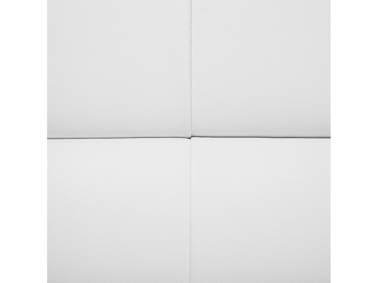 Canapé 3 places LEIRA Cuir PU Blanc