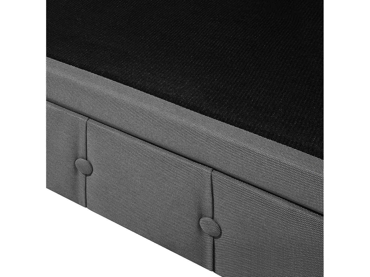 Bank CHESTERFIELD Stof Lichtgrijs 3-zitter