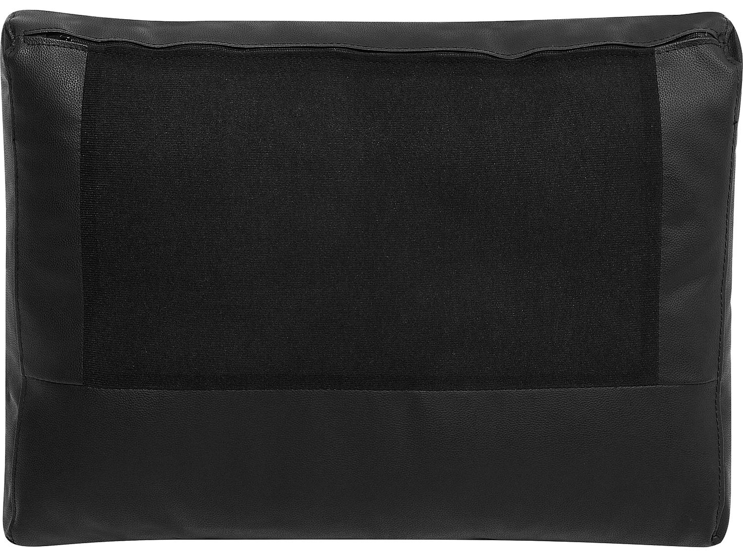 Sofá HELSINKI Pele Preto 2 lugares