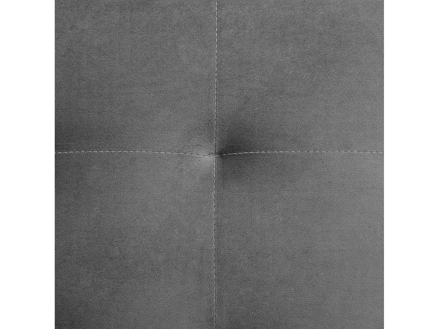 Canapé-lit d'angle modulable 5 places ABERDEEN Velours Gris Côté droite