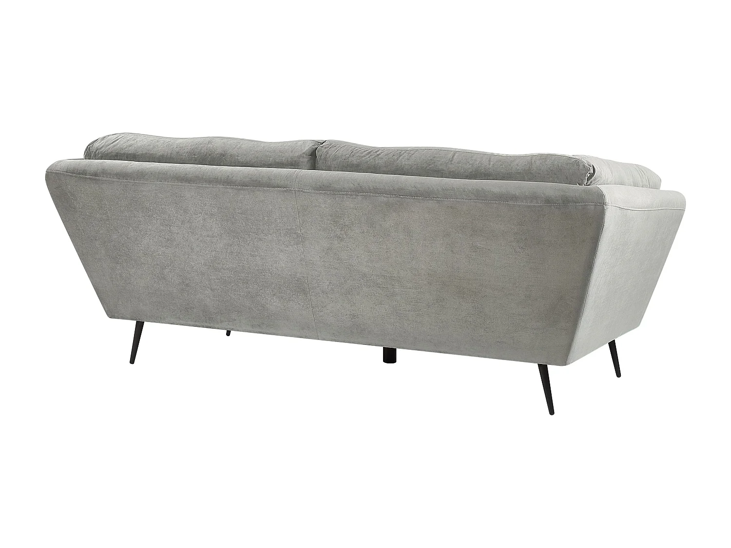 Canapé 3 places LENVIK Velours Gris