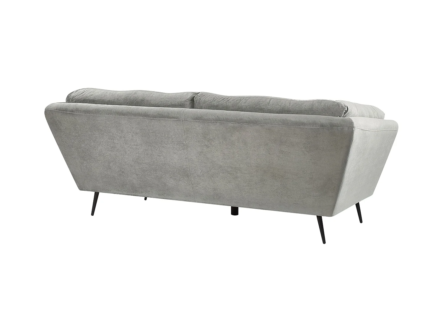 Canapé 3 places LENVIK Velours Gris