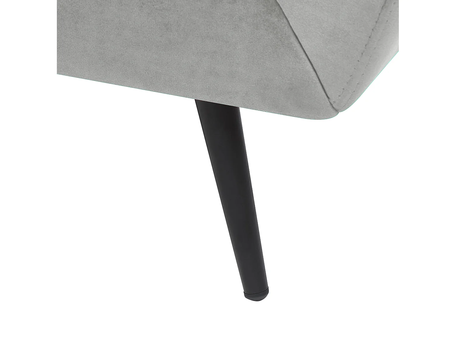 Canapé 3 places LENVIK Velours Gris