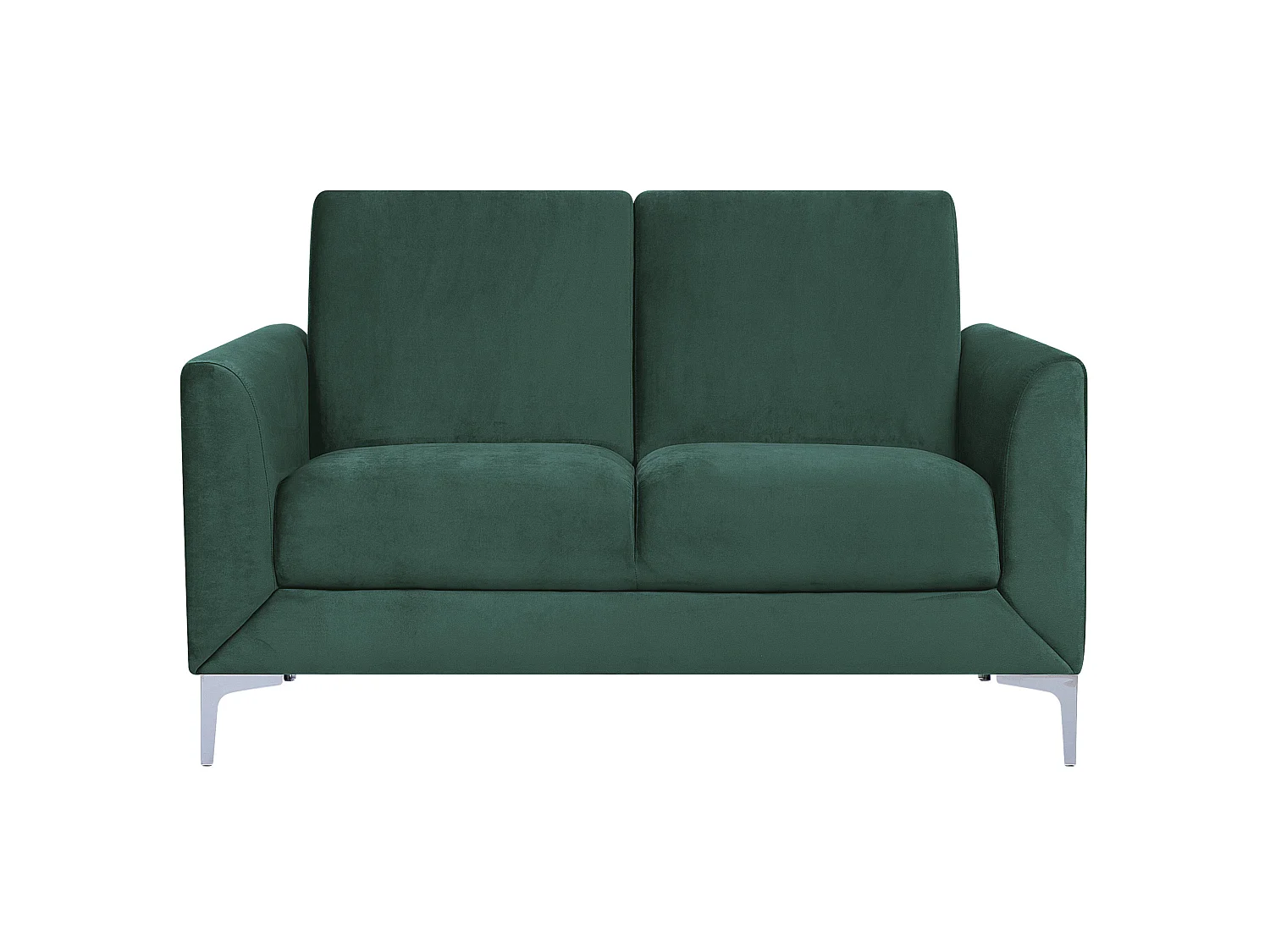 Canapé FENES Velours Vert foncé 2 places