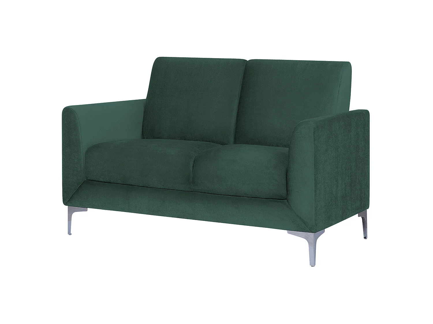 Canapé FENES Velours Vert foncé 2 places