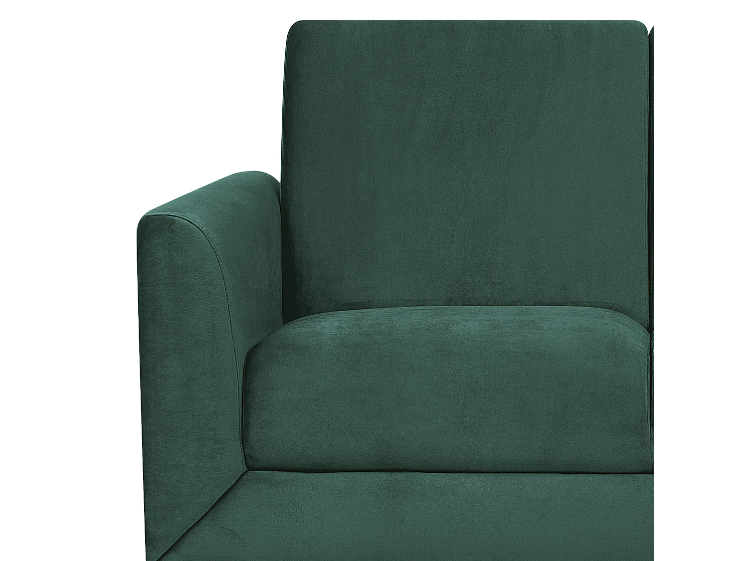 Canapé FENES Velours Vert foncé 2 places