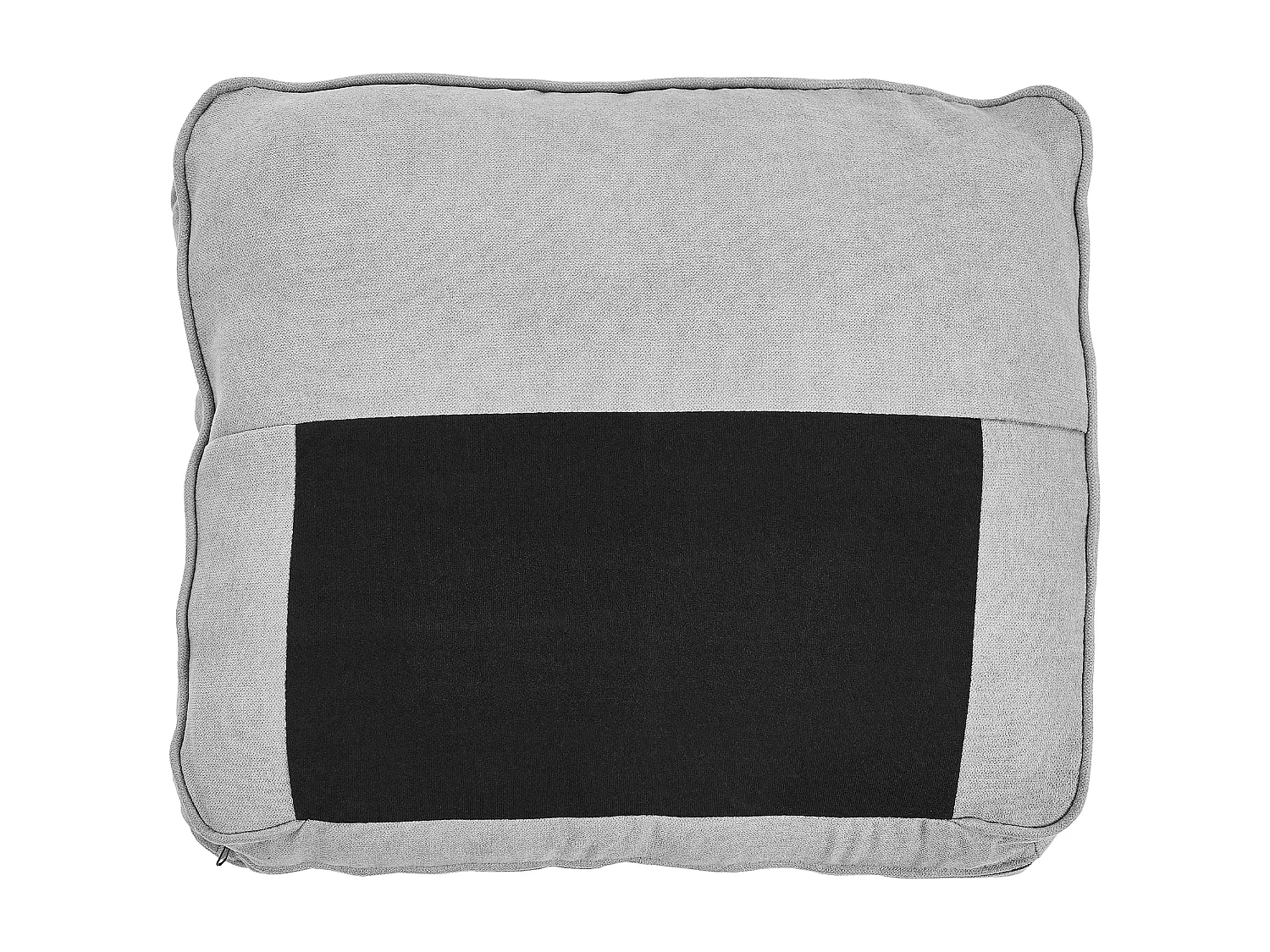 Canapé 3 places AVESTA Tissu Gris clair avec ottoman