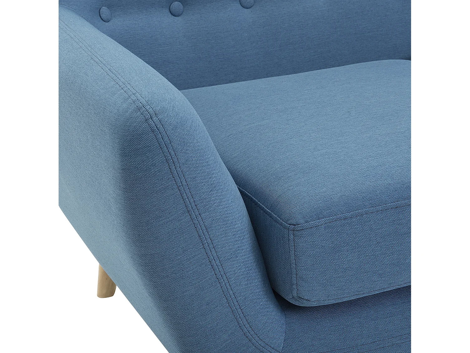 Sofa MOTALA Niebieski dla 3 osób