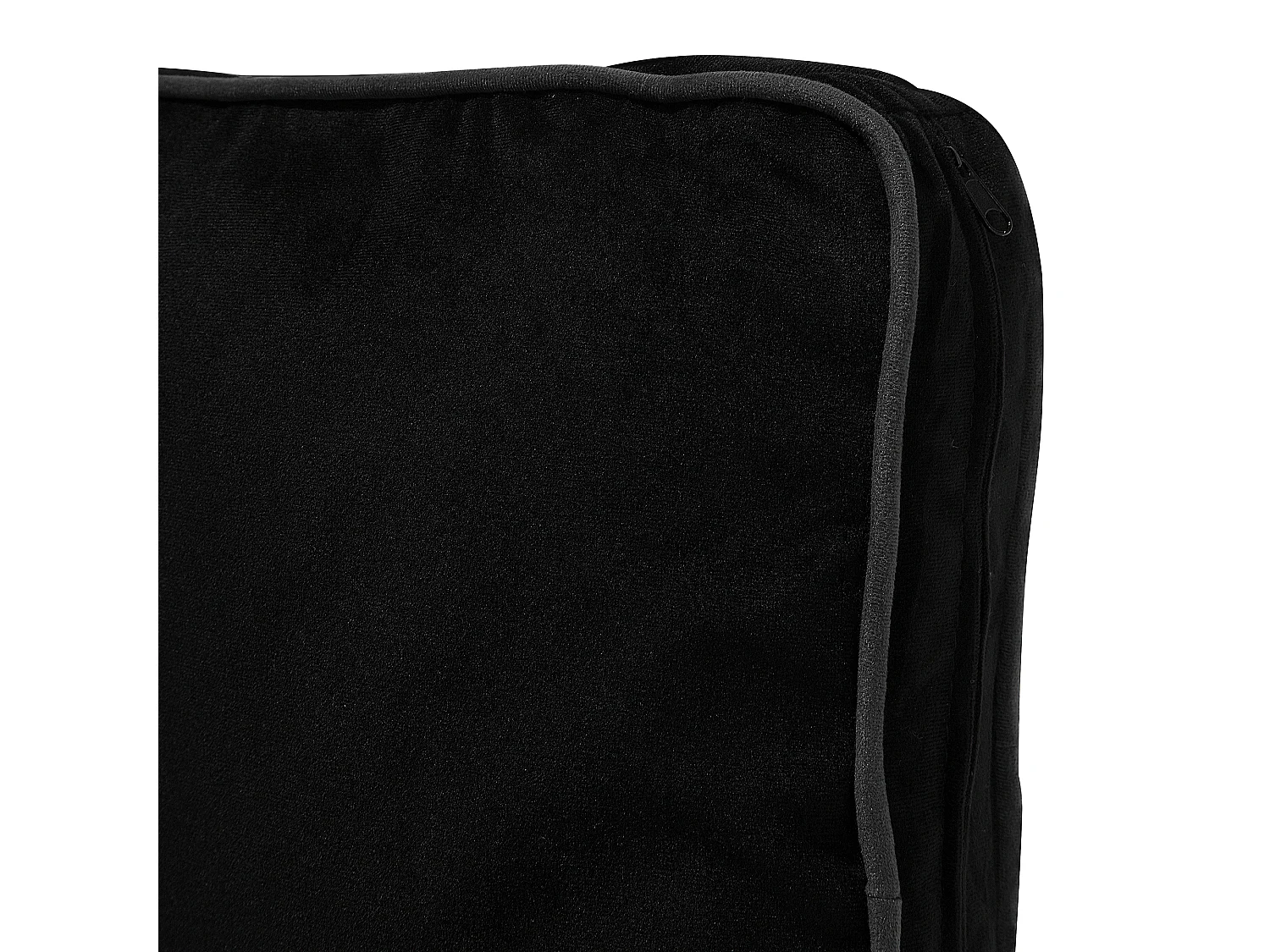 Sofa FALUN Welur Szary dla 3 osób