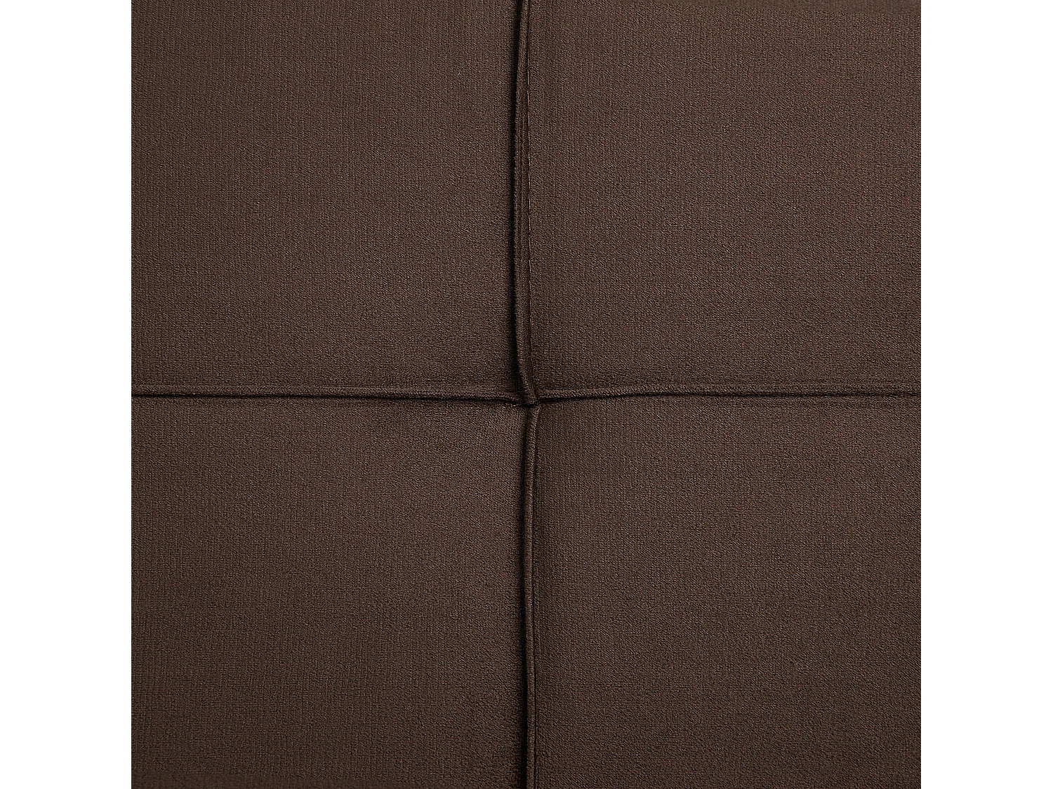 Canapé-lit 3 places HASLE Tissu Marron