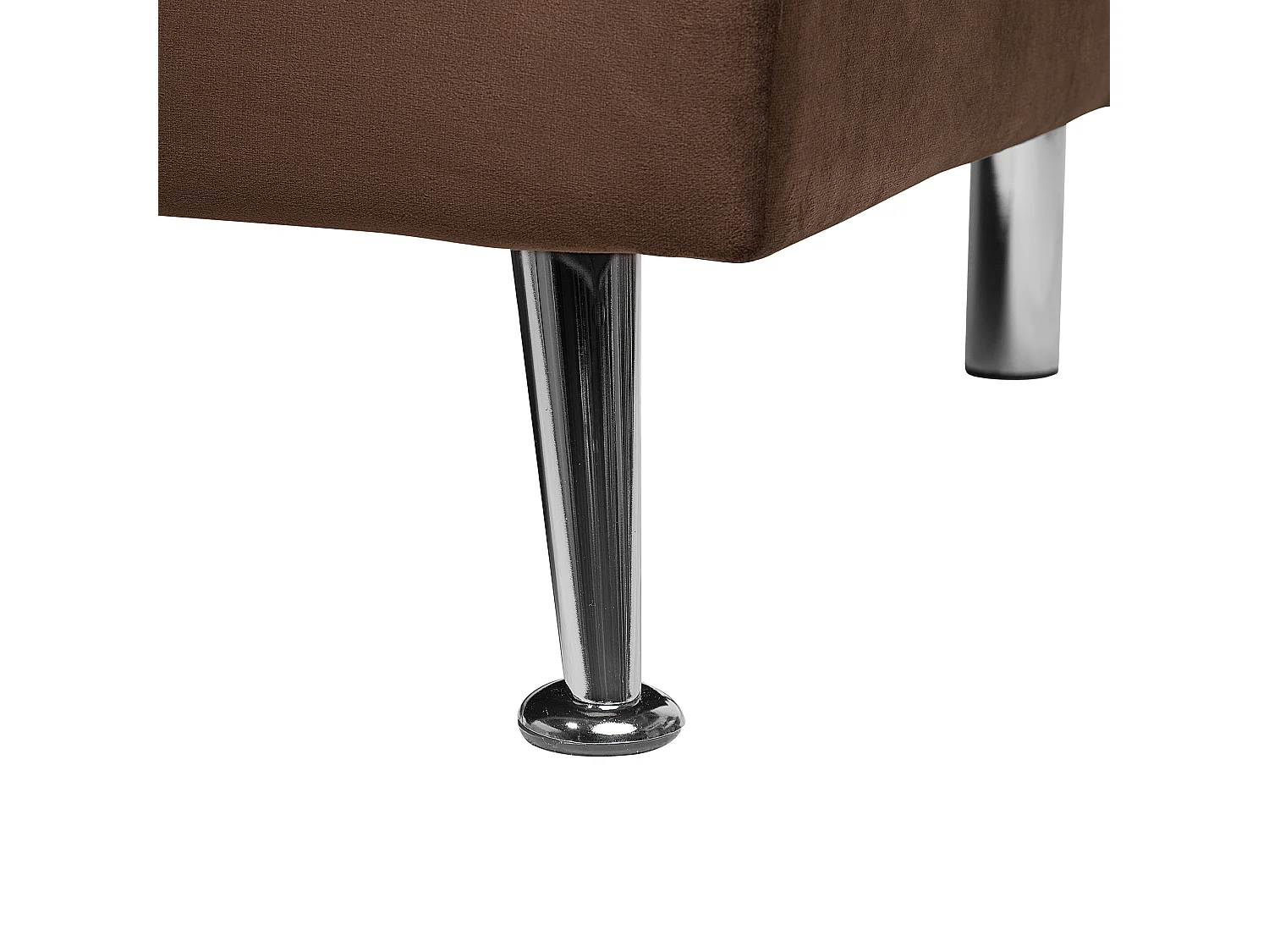 Canapé-lit 3 places HASLE Tissu Marron