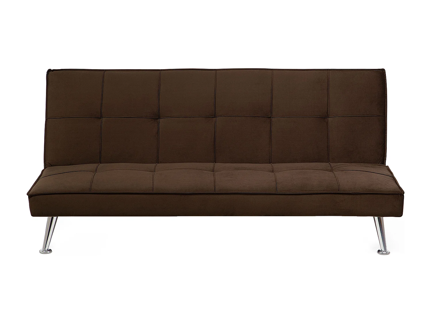 Canapé-lit 3 places HASLE Tissu Marron