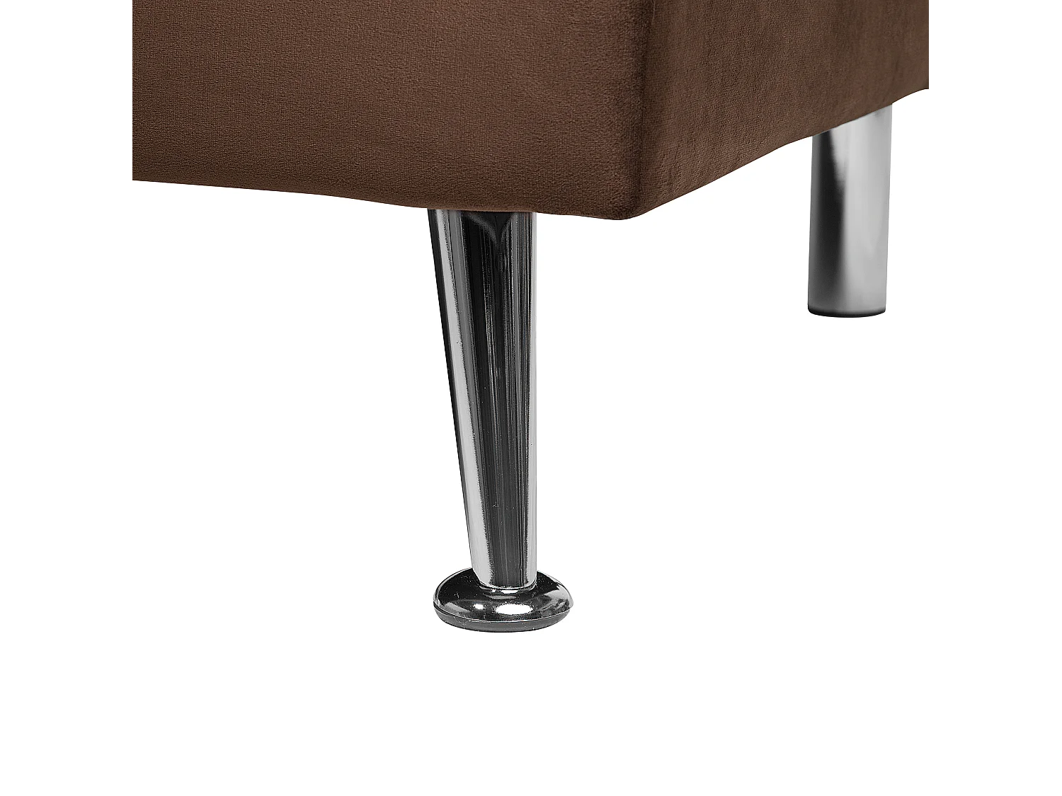 Canapé-lit 3 places HASLE Tissu Marron