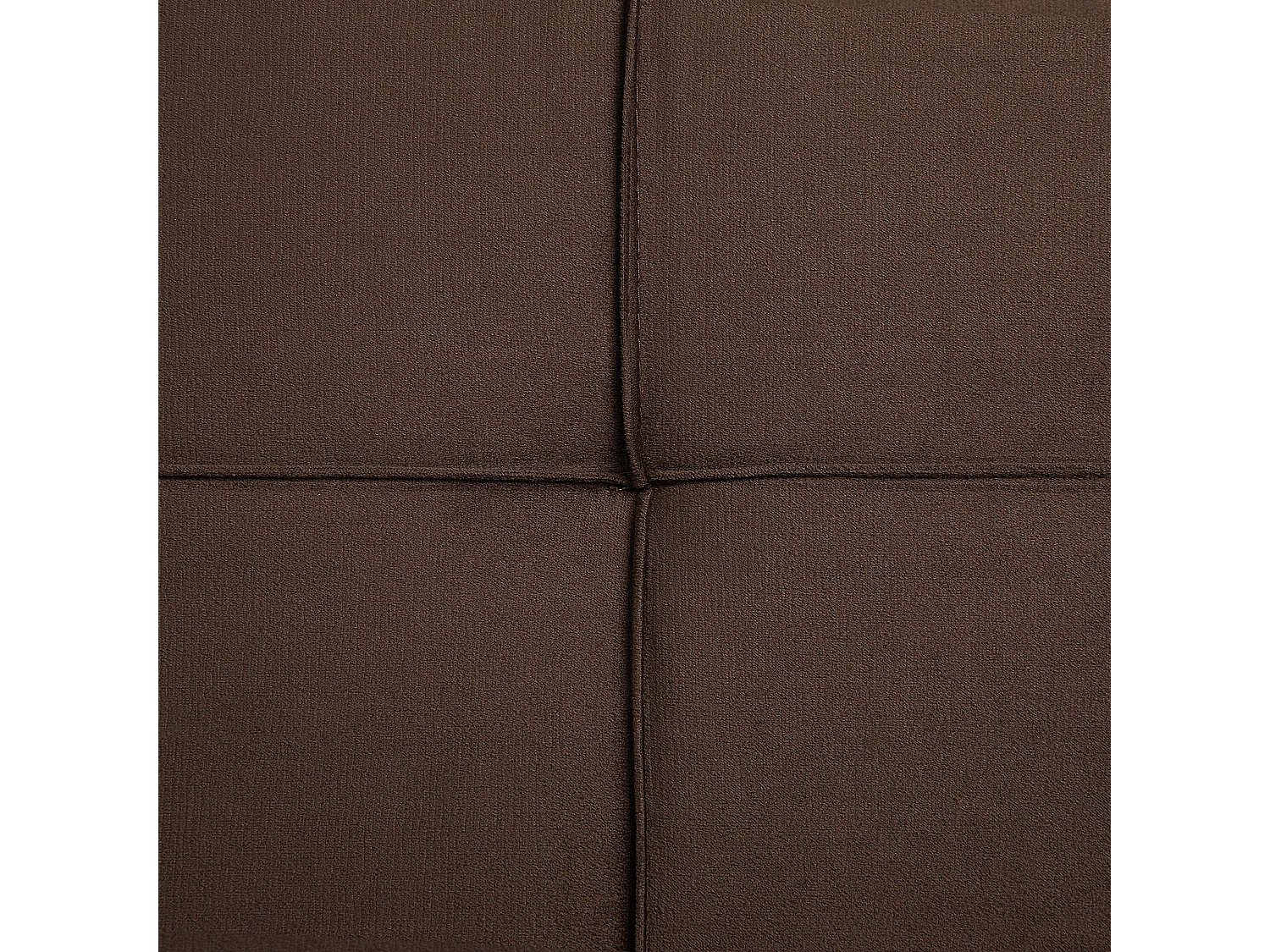 Canapé-lit 3 places HASLE Tissu Marron