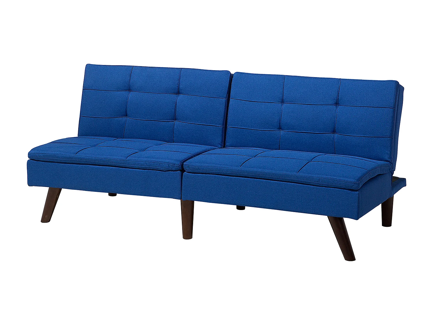 Schlafsofa individuell verstellbare Rückenlehne Polsterbezug blau Ronne