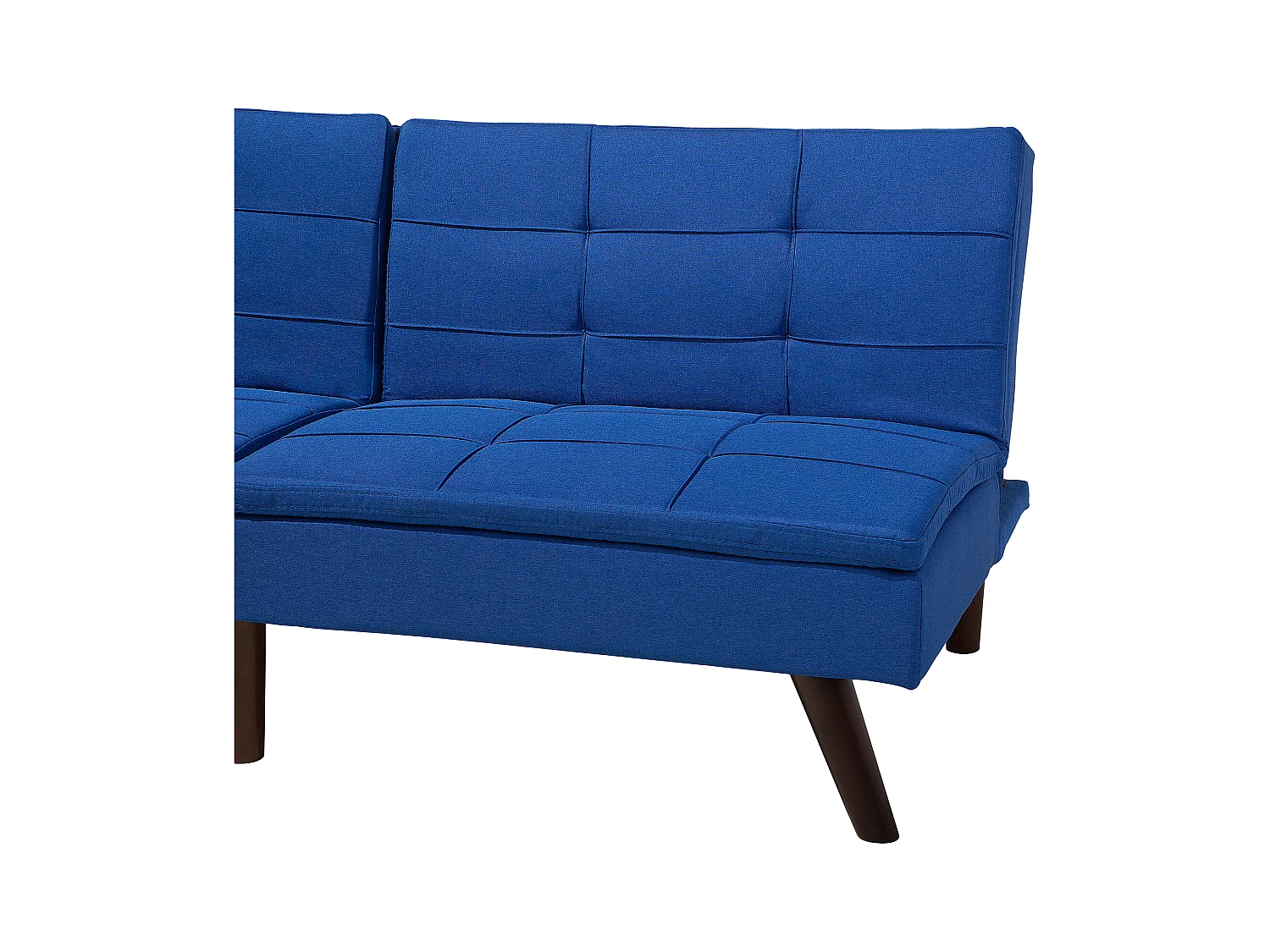 Schlafsofa individuell verstellbare Rückenlehne Polsterbezug blau Ronne