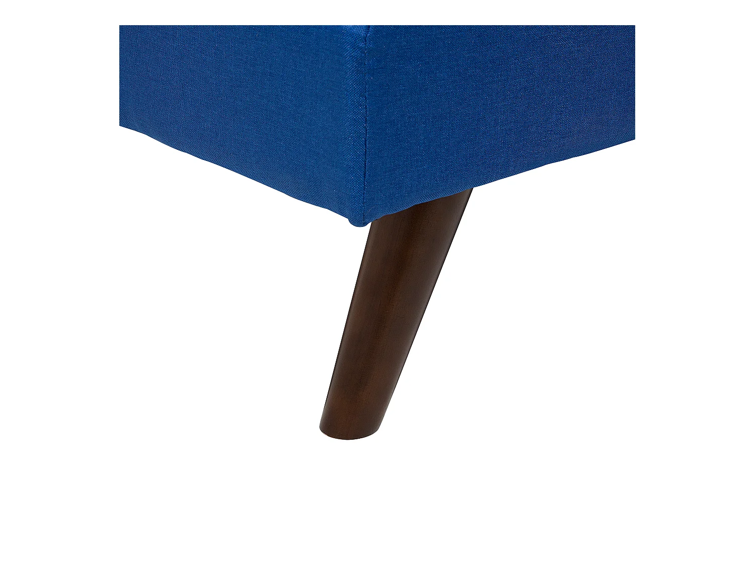 Schlafsofa individuell verstellbare Rückenlehne Polsterbezug blau Ronne