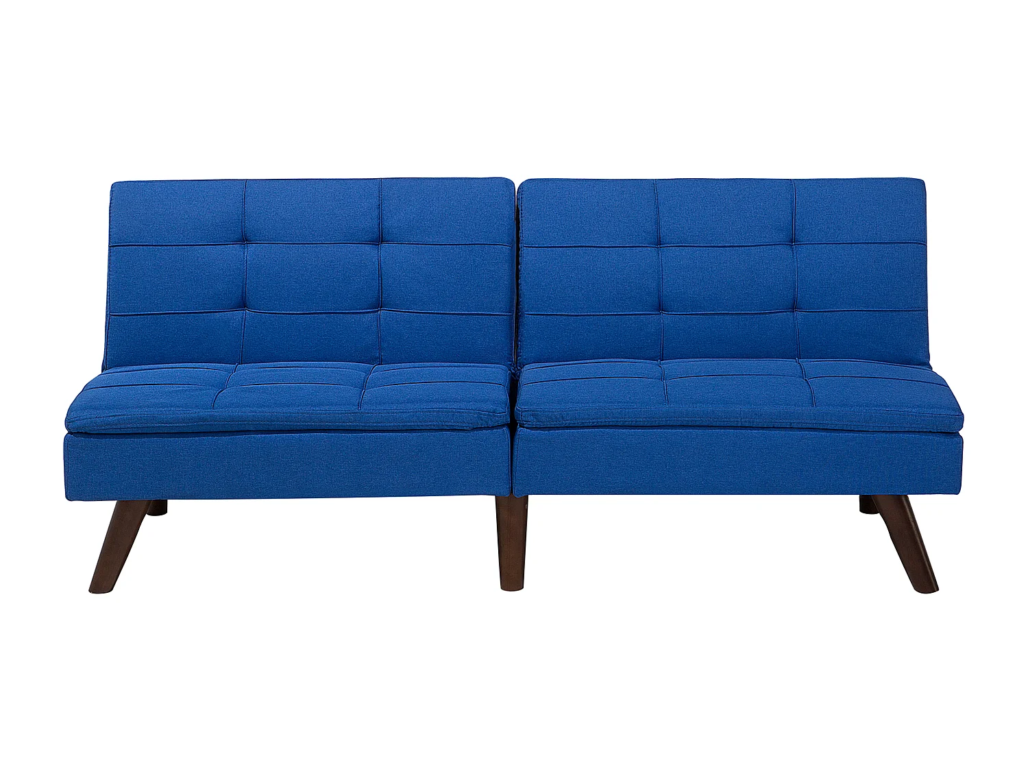 Divano letto RONNE Tessuto Blu marino 3 posti