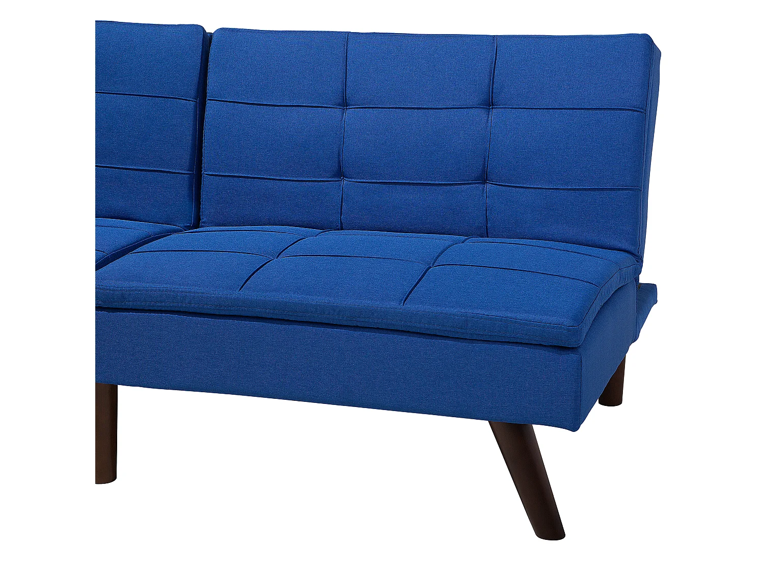 Schlafsofa individuell verstellbare Rückenlehne Polsterbezug blau Ronne