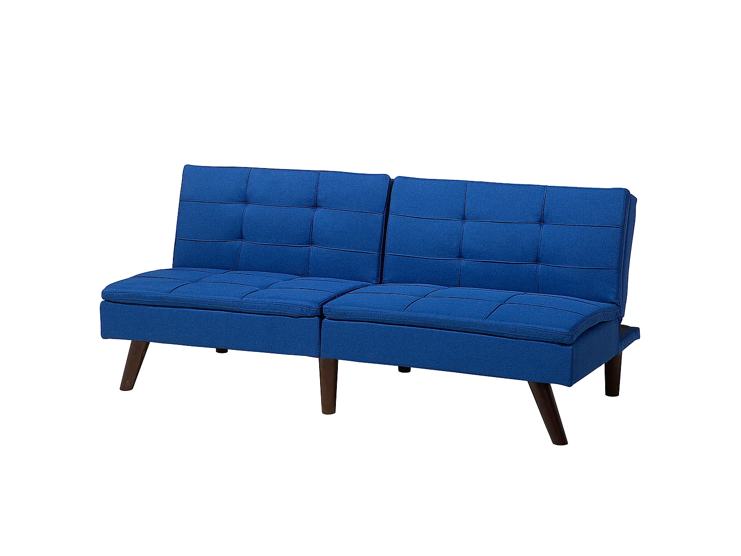 Schlafsofa RONNE Stoff Marineblau 3-Sitzer