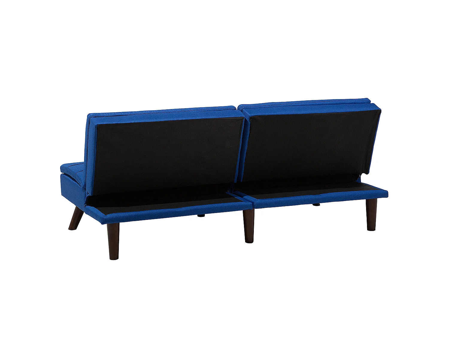 Schlafsofa RONNE Stoff Marineblau 3-Sitzer