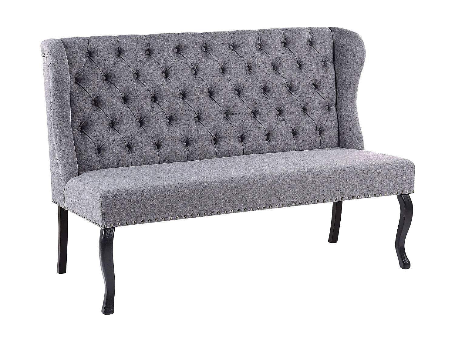 Gestoffeerde bank TORSBY Stof Grijs 2-zitter