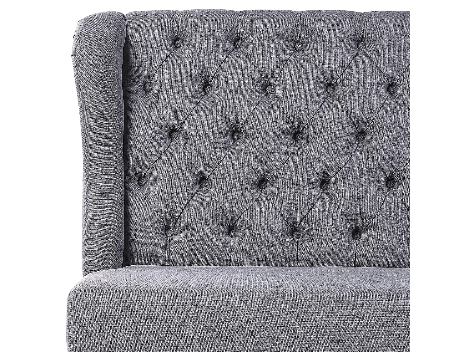 Gestoffeerde bank TORSBY Stof Grijs 2-zitter