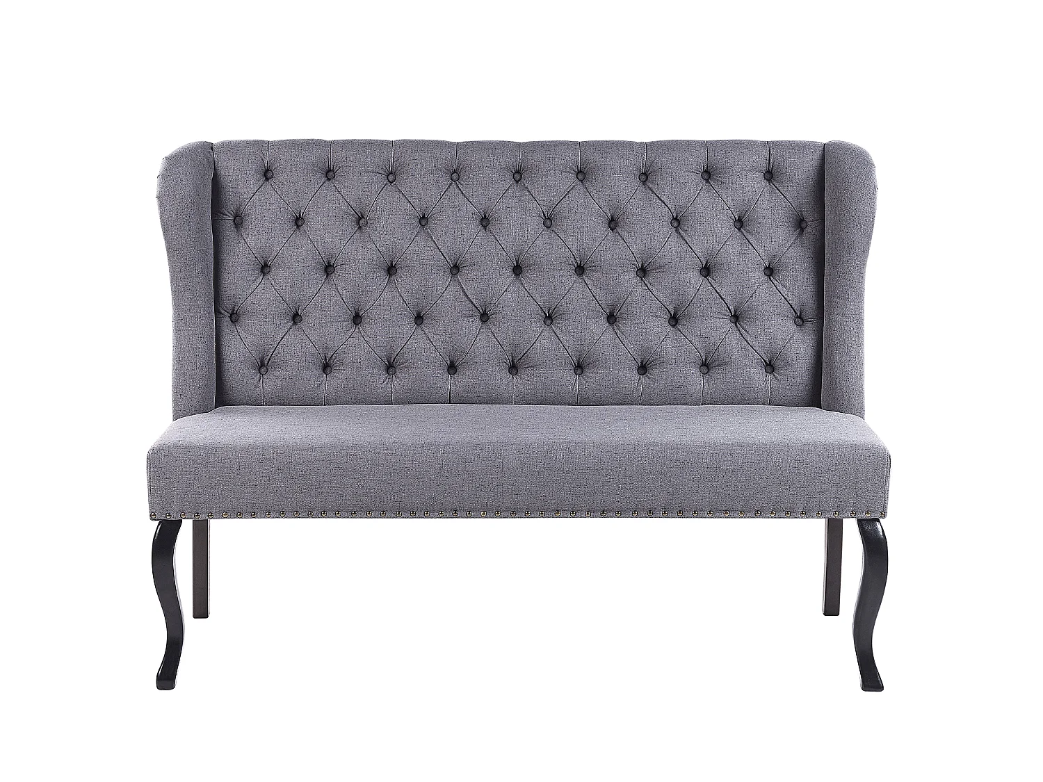Canapé 2 places en coton banc gris TORSBY