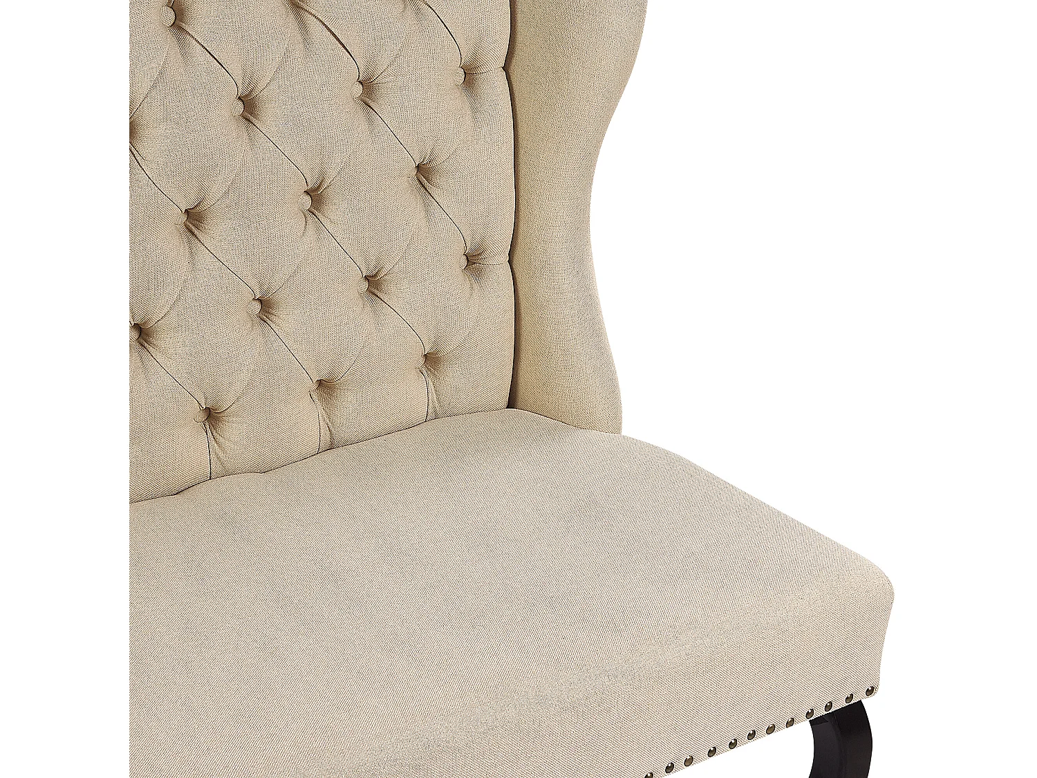 Banc rembourré 2 places TORSBY Tissu Beige