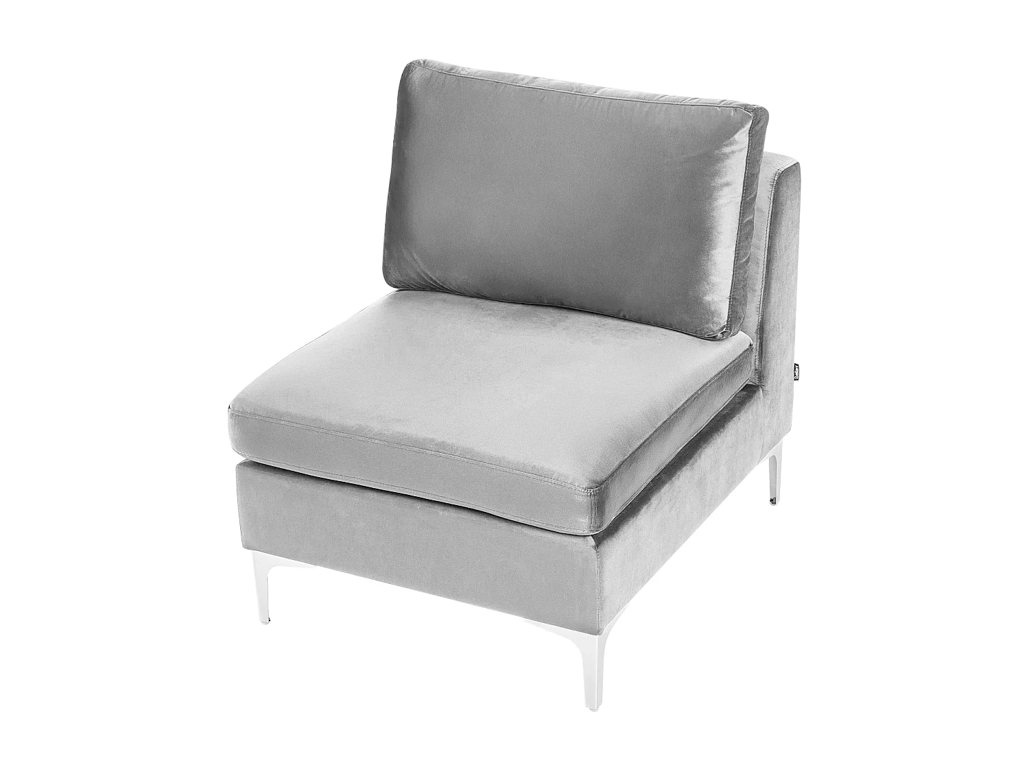 Canapé modulable 3 places EVJA Velours Gris