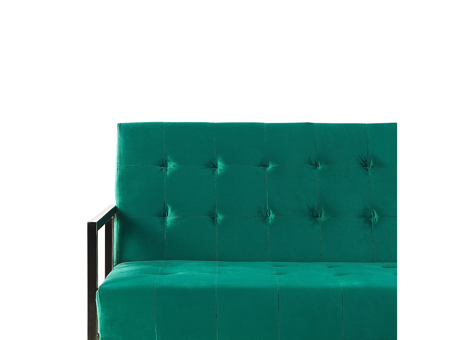 Eleganter 3-Sitzer Schlaffunktion klassisches Design smaragdgrün Marstal