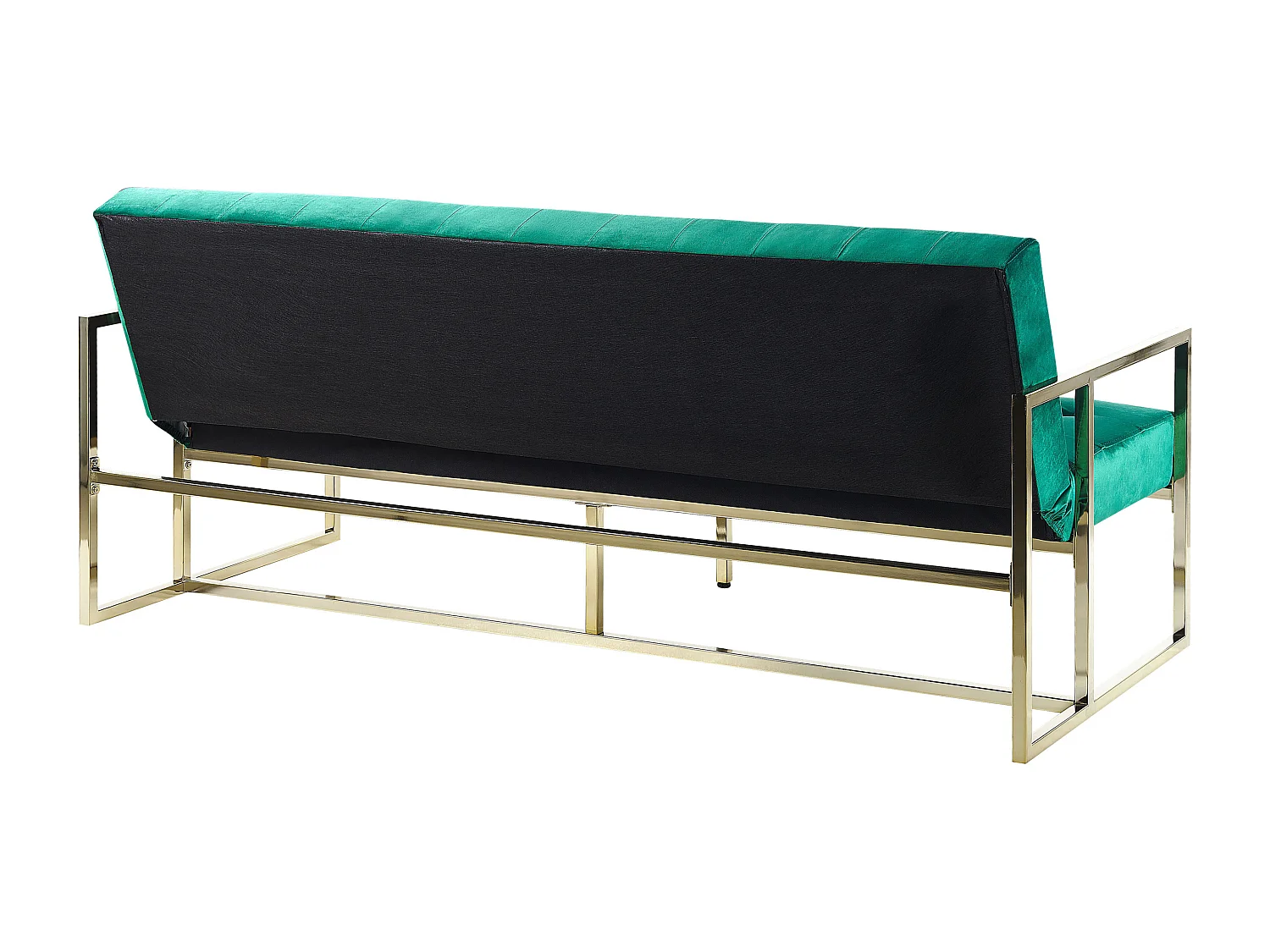 Divano letto MARSTAL Velluto Verde smeraldo 3 posti