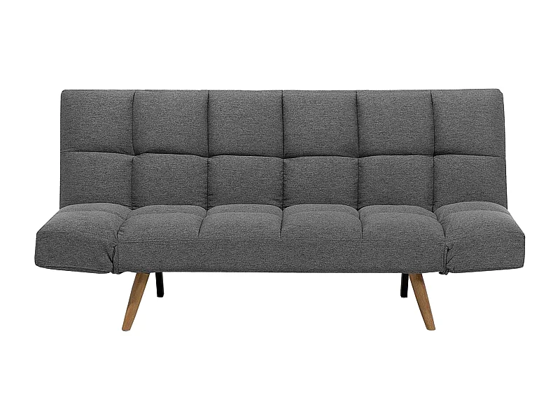 Schlafsofa INGARO Stoff Dunkelgrau 2-Sitzer