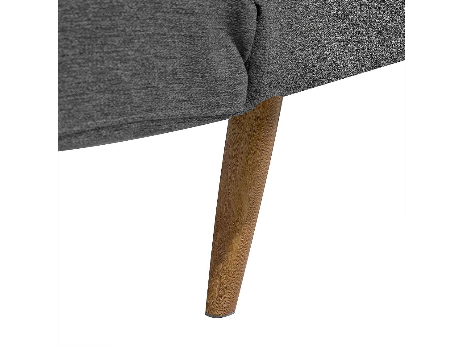 Schlafsofa INGARO Stoff Dunkelgrau 2-Sitzer