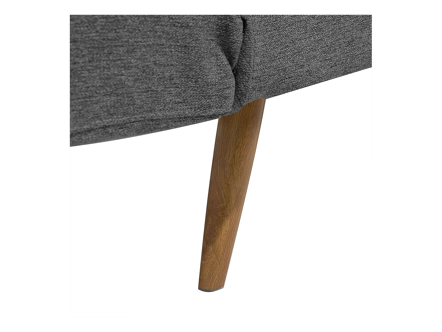 Canapé-lit 2 places INGARO Tissu Gris foncé