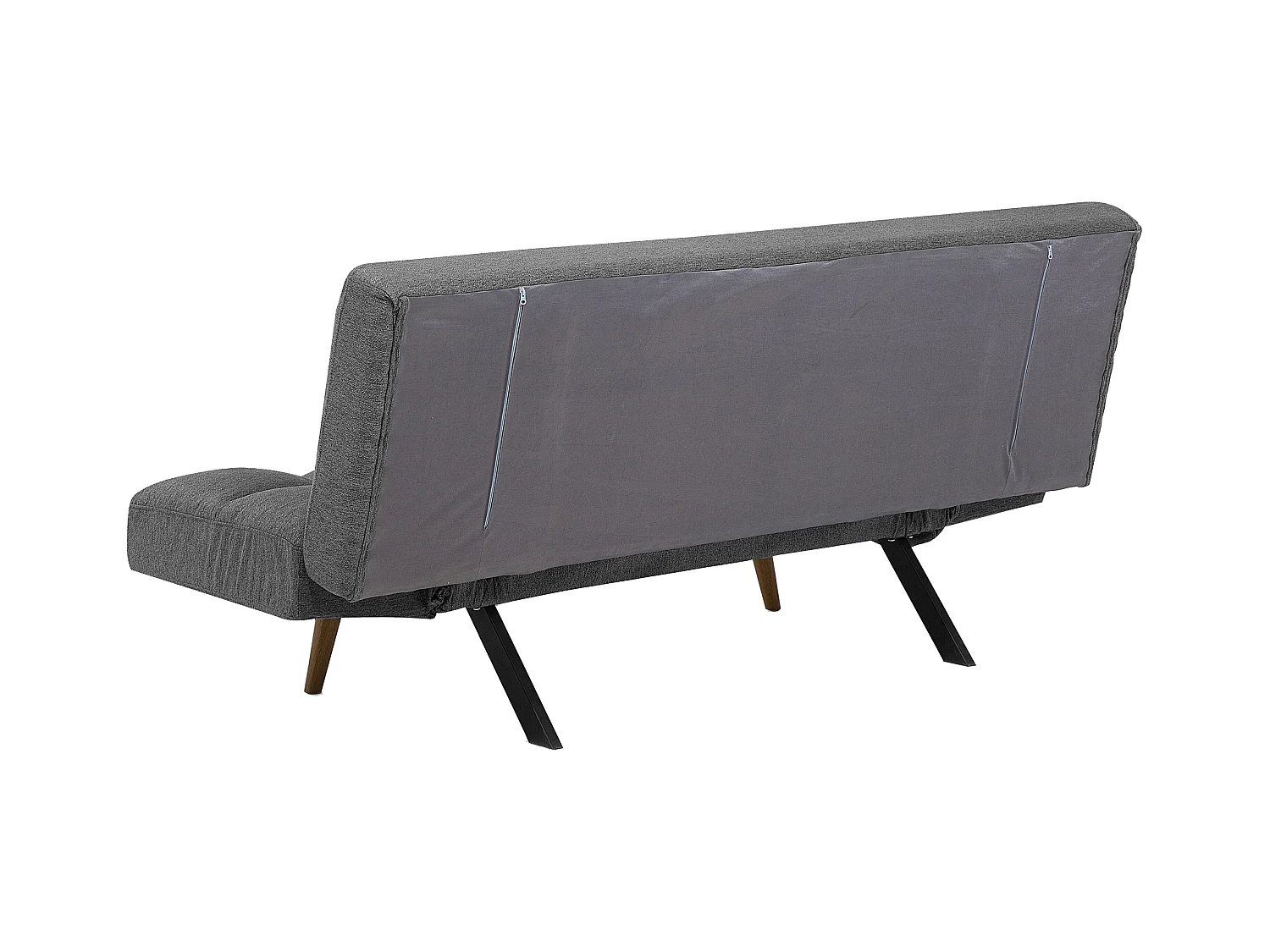 Canapé-lit 2 places INGARO Tissu Gris foncé