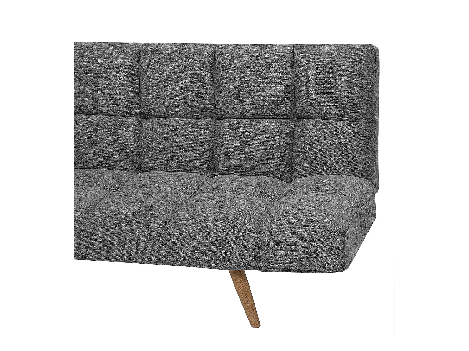 Canapé-lit 2 places INGARO Tissu Gris foncé