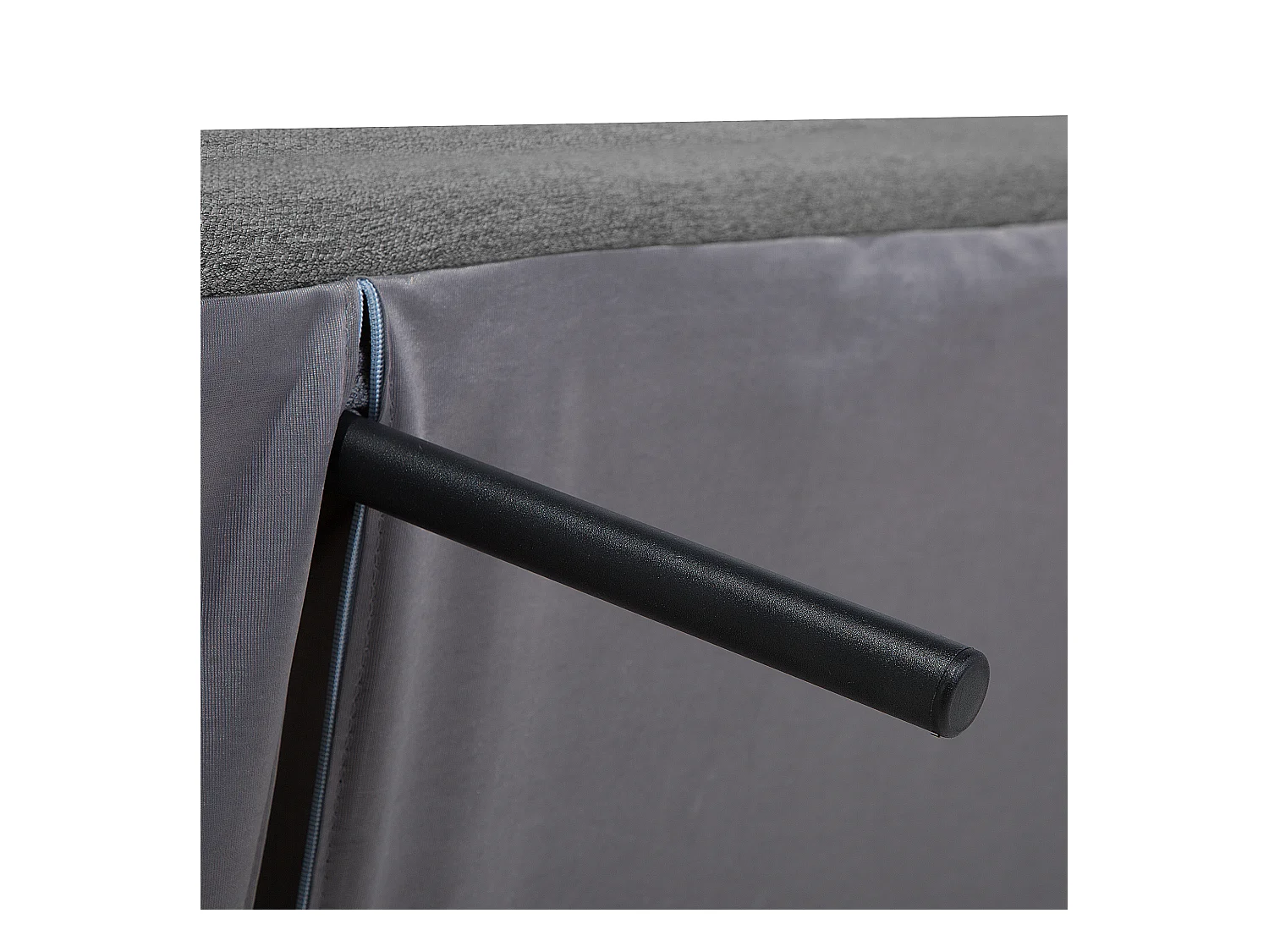 Canapé-lit 2 places INGARO Tissu Gris foncé