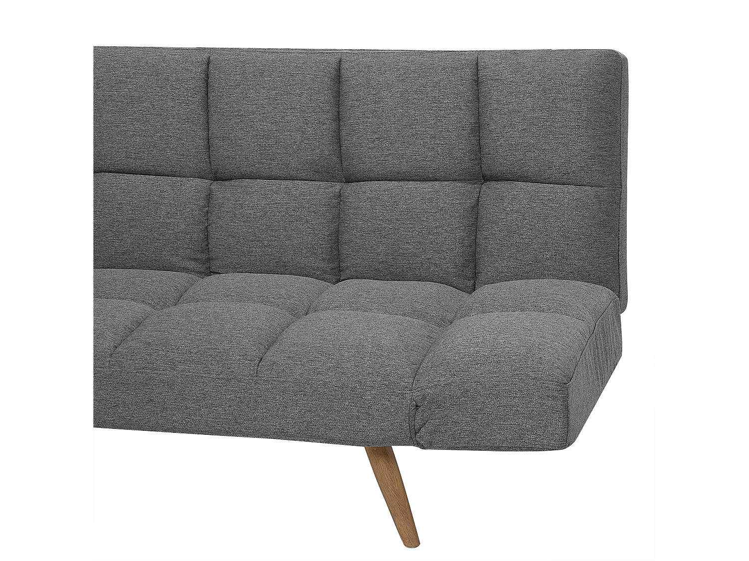 Sofá cama INGARO Tela Gris oscuro 2 plazas