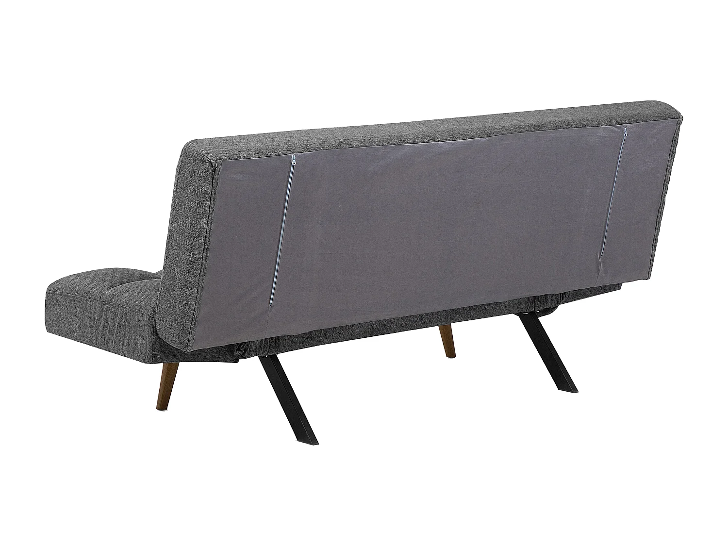 Divano letto INGARO Tessuto Grigio scuro 2 posti