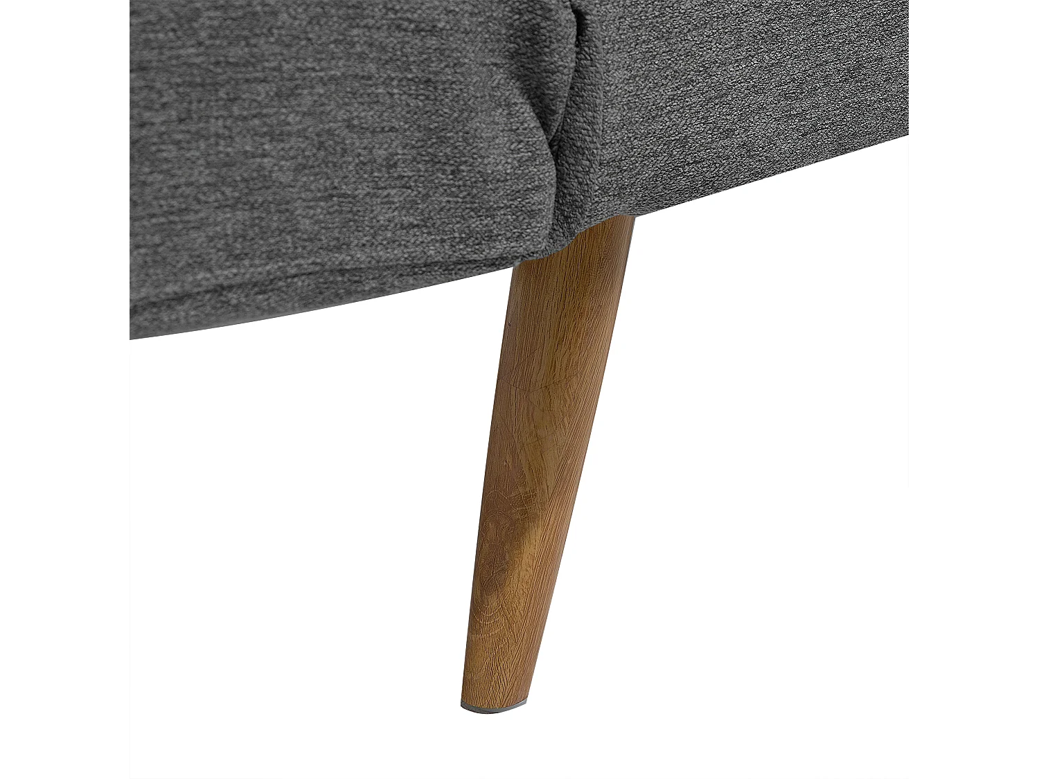 Divano letto INGARO Tessuto Grigio scuro 2 posti