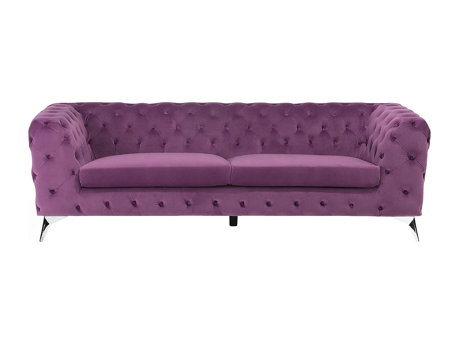 Divano SOTRA Velluto Viola 3 posti
