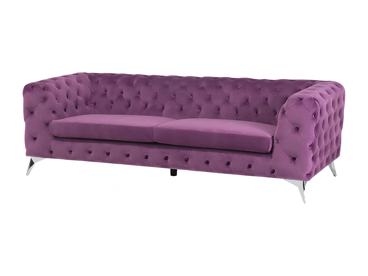 Divano SOTRA Velluto Viola 3 posti