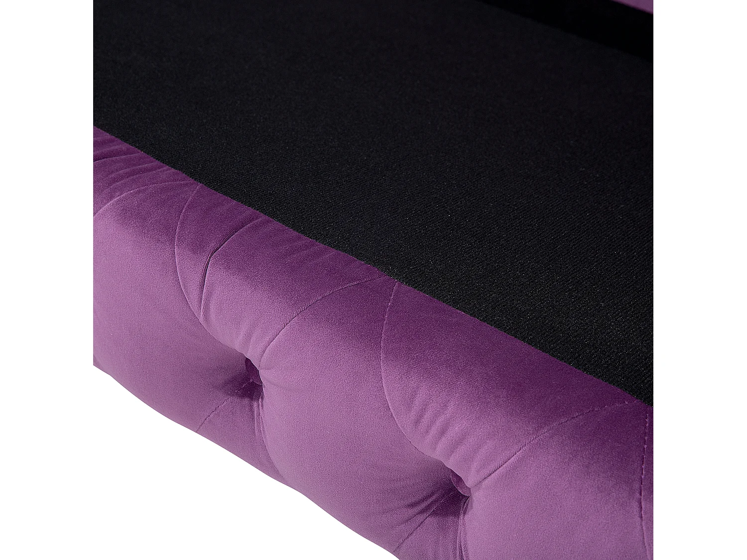 Divano SOTRA Velluto Viola 3 posti