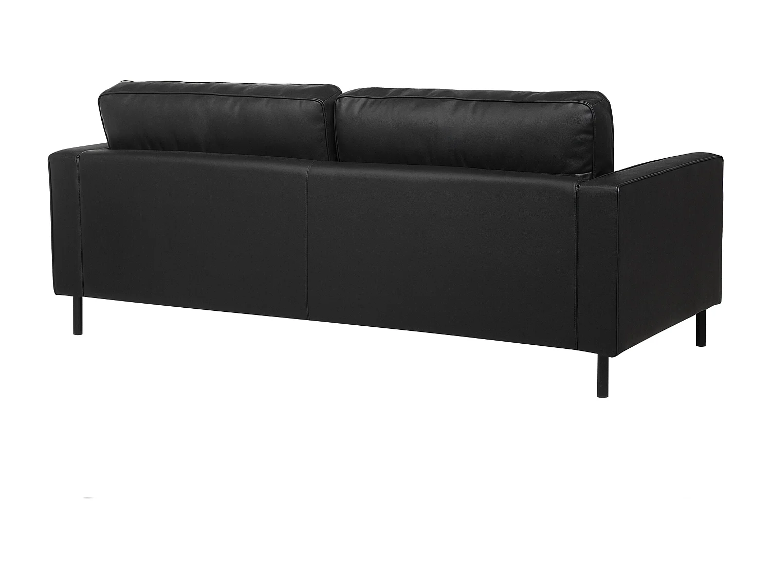 Bank SAVALEN Leer Zwart 3-zitter